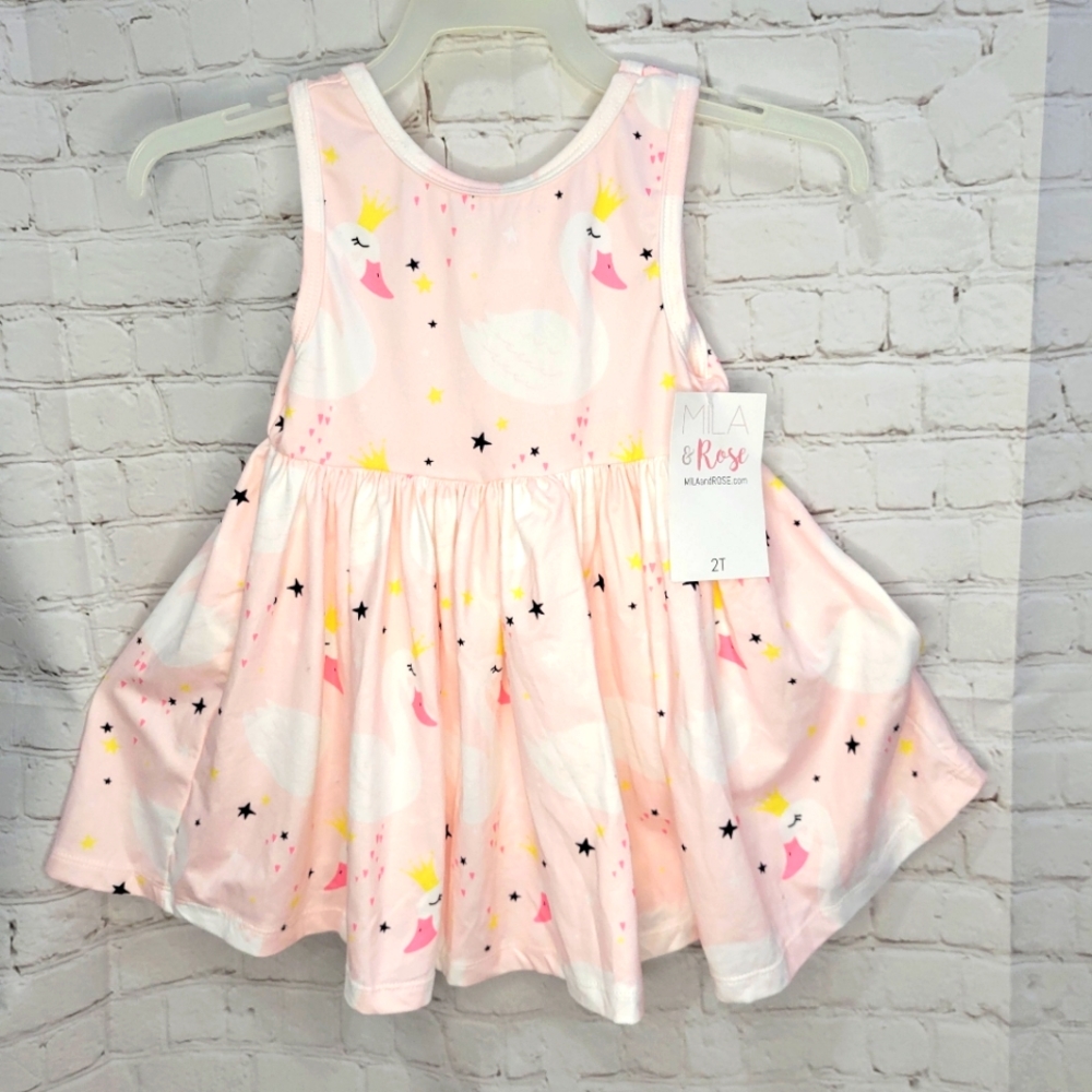 Swan Princess Tank Twirl Dress